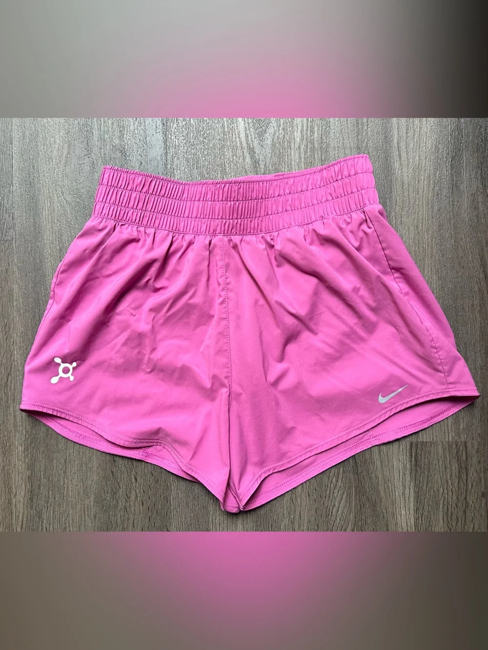Nike Women's Pink Performance Running Shorts - Size Small Orangetheory